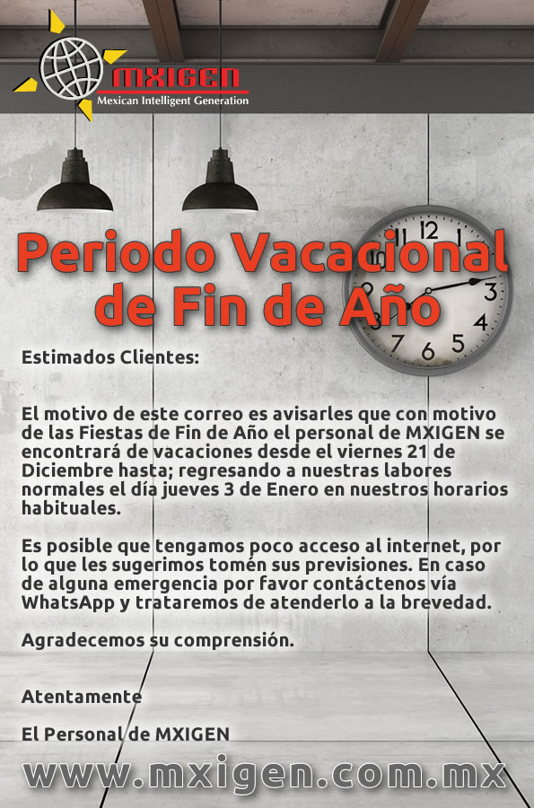 Periodo Vacacional de Fin de Año